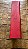 Banco em madeira na cor vermelho, montado em tora de eucalipto, firme e resistente , acento de grossa espessura - Imagem 3