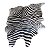 Lindo e grande tapete de pele , pintado de zebra, mede 1,80x1,60 largura - Imagem 3