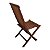 Par de cadeiras design, nunca usadas , madeira sucupira , cadeira confortável de abrir e fechar, tem o par nesse leilão - Imagem 4
