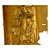 Antiga placa em bronze , com escultura auto relevo, menina com lenço , peça toda em dourado, brunida a ouro, mede 60x24 cm largura, pesa 5 kg - Imagem 4