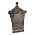 Antigo e linda caixa de correio, original , em ferro pesado , robusto, com detalhes ornamentais e a estrela do brasil em relevo, mede 98x22 cm largura - Imagem 1