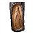 Linda peça esculpida em tora de madeira com restos de cascas , tratada, representando Nossa Senhora da Aparecida, mede 70x28 cm - Imagem 2