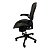 Cadeira importada Earon , com rodas , regulagem de banco e suporte de braço , cor preta - Imagem 3