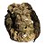 Grande e imponente fonte de pedra esculpida, representando leão, peça bruta e pesada, mede 52x45x36 profundidade - Imagem 1