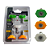KIT 5 BICOS 040 (DIAM. 1,21MM) – 2 VERDES 25°, 2 AMARELOS 15°, 1 BRANCO 40° - Imagem 2