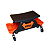 Banco com Rodízios 360° Profissional LowRider Stool 130kg - Kers - Imagem 2