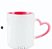 Caneca Alça de coração rosa - Imagem 1