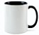 Caneca Alça e Interior Preta - Imagem 1