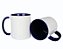 Caneca Alça e Interior Azul Escuro - Imagem 1
