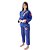 Kimono Jiu Jitsu Feminino 100% Algodão Trançado Azul Royal | Raptor Lince - Imagem 2