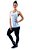 Camiseta Regata Fitness Feminina Branca Raptor | Basic - Imagem 5