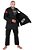 Kimono Jiu Jitsu Masculino 100% Algodão Trançado Preto | Raptor Diamond - Imagem 3