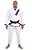 Kimono Jiu Jitsu Branco Raptor Diamond PRO - Imagem 1