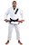 Kimono Jiu Jitsu Branco Raptor Diamond PRO - Imagem 5