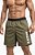 Bermuda Workout Verde Militar Raptor - Imagem 1