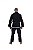 Kimono Jiu Jitsu Masculino 100% Algodão Trançado Preto | Raptor Born PRO - Imagem 2