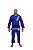 Kimono Jiu Jitsu Masculino 100% Algodão Trançado Azul Royal | Raptor Born PRO - Imagem 1