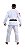 Kimono Jiu Jitsu Masculino 100% Algodão Trançado Branco | Raptor Born PRO - Imagem 2