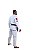 Kimono Jiu Jitsu Masculino 100% Algodão Trançado Branco | Raptor Born PRO - Imagem 4
