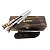 Kit Conjunto Faca e Chaira Artesanal Rabo de Tatu - Personalizado - Imagem 1