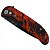 Canivete Camuflado Automático 21cm Laranja Personalizado - Imagem 3