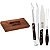 Kit Churrasco Tramontina Polywood Personalizado - 03 Peças KE TR29899265 - Imagem 1