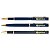 Conjunto Premium 3 Peças Crown Capricci Azul Personalizado - Esferográfica, Roller e Tinteiro - Imagem 3
