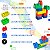 Blocos De Montar 16 Peças Brinquedo Educativo Infantil - Imagem 4