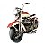 Moto Vintage Decorativa De Metal Vermelho & Branco 1208 Escala 1/18 Verito - Imagem 13
