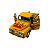 Miniatura Ford F-100 Pick-Up 1956 Amarelo Flame Escala 1/38 Kinsmart - Imagem 4