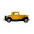 Miniatura Ford 3-Window Coupe 1932 Amarelo Escala 1/34 Kinsmart - Imagem 4