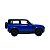 Miniatura Land Rover Defender 90 Azul Escala 1/36 Kinsmart - Imagem 9