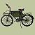 Miniatura Bicicleta Verde 30cm Verito (671) - Imagem 5