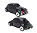 Caixinha De Som Bluetooth Led Miniatura De Carro Fusca - Imagem 1