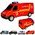 Carrinho De Brinquedo Bombeiro Resgate Polícia Ambulância 22cm - Imagem 16