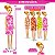 Kit 4 Bonecas Plástico Brinquedo Para Meninas Barato Criança - Imagem 4