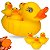 Kit Brinquedo Vinil Hora Do Banho Patos 4 Patinhos Banheira - Imagem 3
