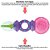 MORDEDOR CHOCALHO RATTLE & TEETHE ROSA E ROXO -BRIGHT STARTS - Imagem 2