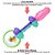 MORDEDOR CHOCALHO RATTLE & TEETHE ROSA E ROXO -BRIGHT STARTS - Imagem 6