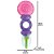 MORDEDOR CHOCALHO RATTLE & TEETHE ROSA E ROXO -BRIGHT STARTS - Imagem 3