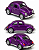 Miniatura Fusca Clássico em Metal - Escala 1/43 - Diversas Cores - Imagem 4