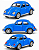 Miniatura Fusca Clássico em Metal - Escala 1/43 - Diversas Cores - Imagem 8