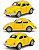 Miniatura Fusca Clássico em Metal - Escala 1/43 - Diversas Cores - Imagem 2