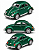 Miniatura Fusca Clássico em Metal - Escala 1/43 - Diversas Cores - Imagem 6