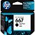 kit cartucho hp 667 preto e cartucho color 2ml cada original - Imagem 4