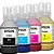 KIT 4 TINTAS EPSON T49M SURECOLOR, SC-F PRETA,MAGENTA,AMARELA,CIANO, COMPATÍVEL IMPRESSORAS F170, F570, F571 SUBLIMÁTICA - Imagem 1