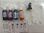 Kit 4 Tintas para  Recarregar cartuchos HP 667/664/122 possui amarelo 70ml, azul 70ml, magenta 70ml e preto 90ml - Imagem 1