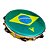 Pandeiro Acrilico Amarelo 10 Polegadas Gs Pele Brasil Phx 96a Yl - Imagem 1
