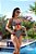 Biquíni Cintura Alta Retrô Plus Size Hot pants com Bojo - Imagem 3