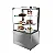 Vitrine refrigerada Retilínea Linha Glass Inox 0,70 Metros - Imagem 1